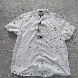 NWT chubbies XL The All Stars Resort Weave Friday SS Shirt